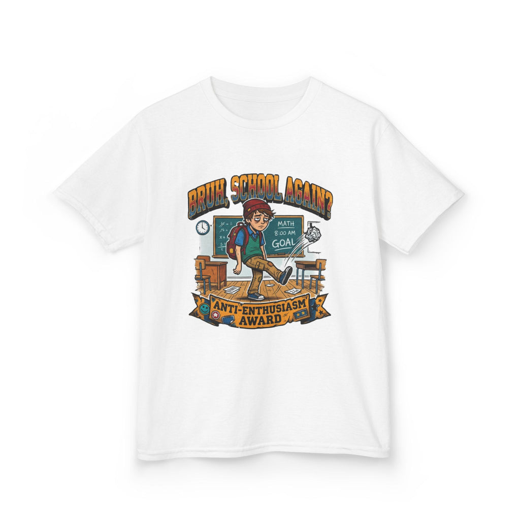 Kids Back to School 'Anti-Enthusiastic' T-Shirt — Sarcastic School Tee