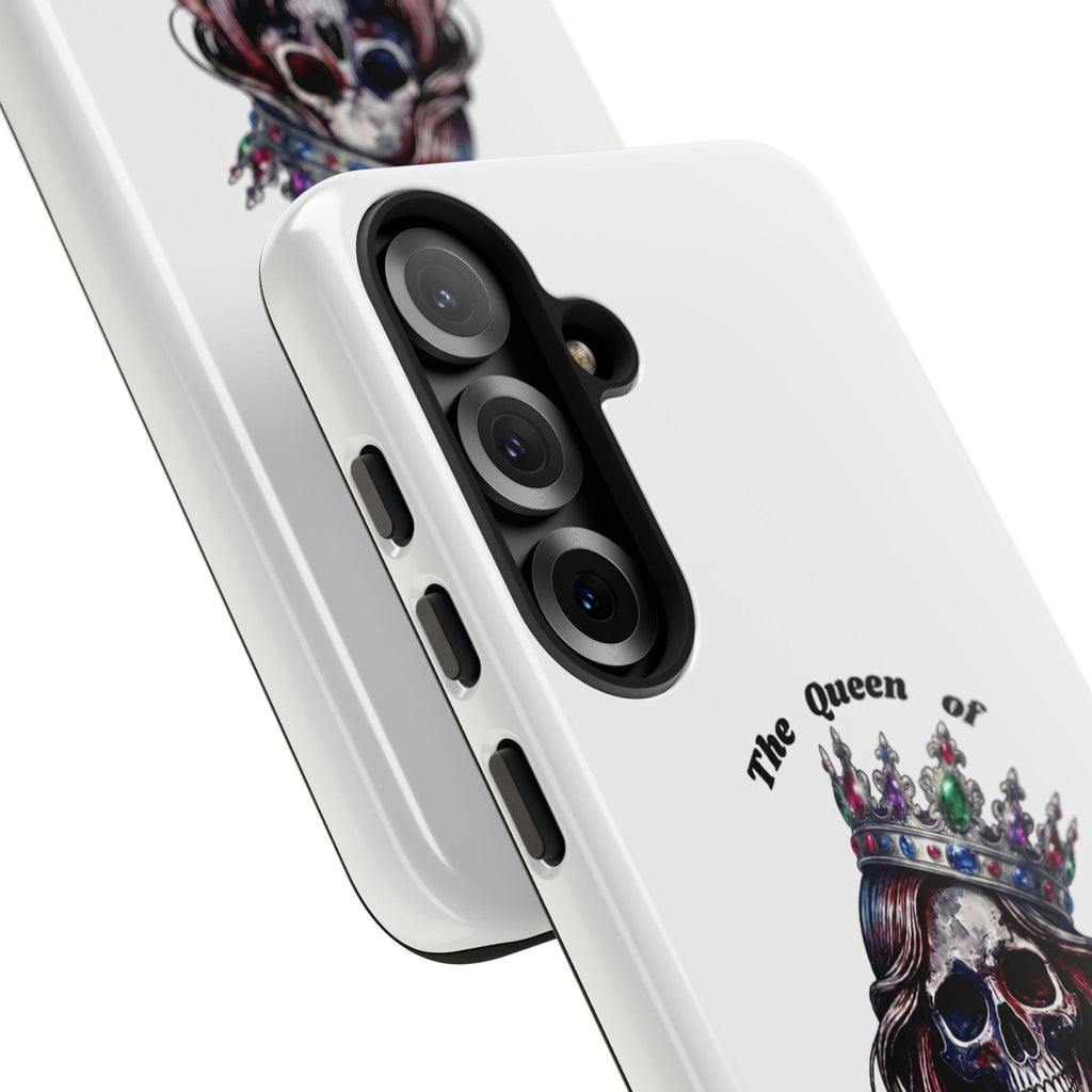 Skull Crown Phone Case — "The Queen of Effing Everything" Protective iPhone Cover