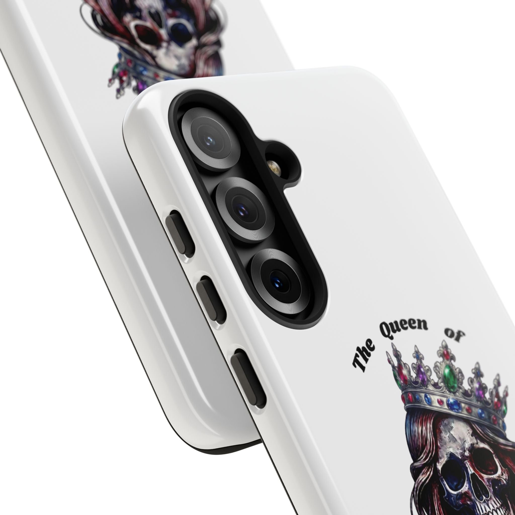 Skull Crown Phone Case — "The Queen of Effing Everything" Protective iPhone Cover