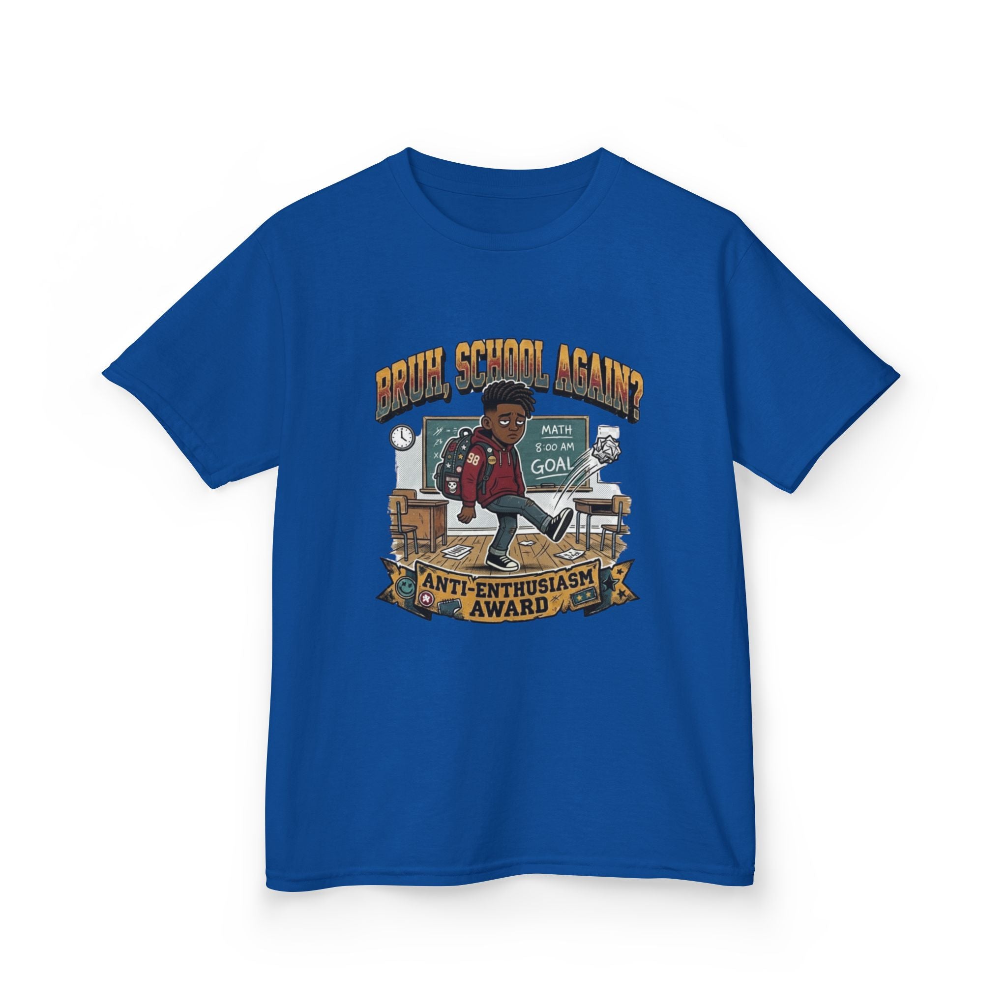Kids Back to School 'Anti-Enthusiastic' T-Shirt — Sarcastic School Tee