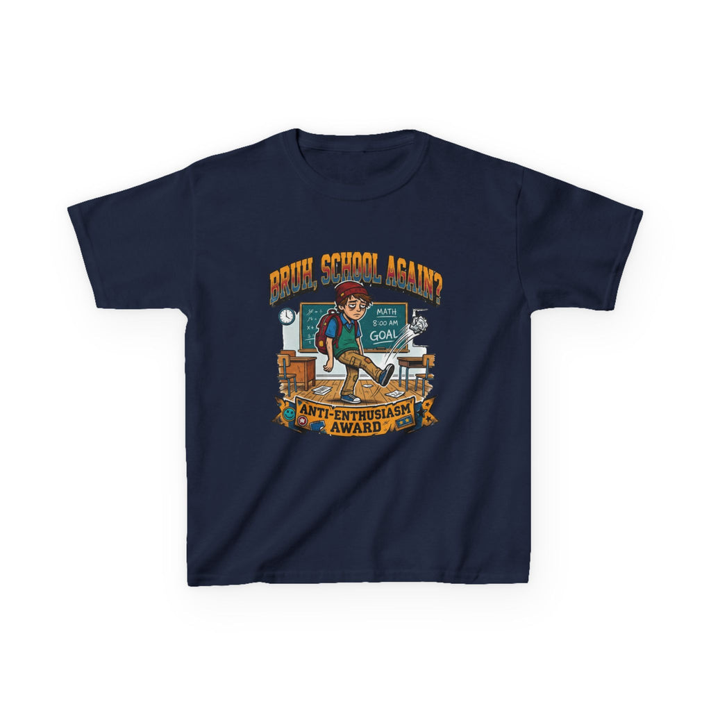 Kids Back to School 'Anti-Enthusiastic' T-Shirt — Sarcastic School Tee
