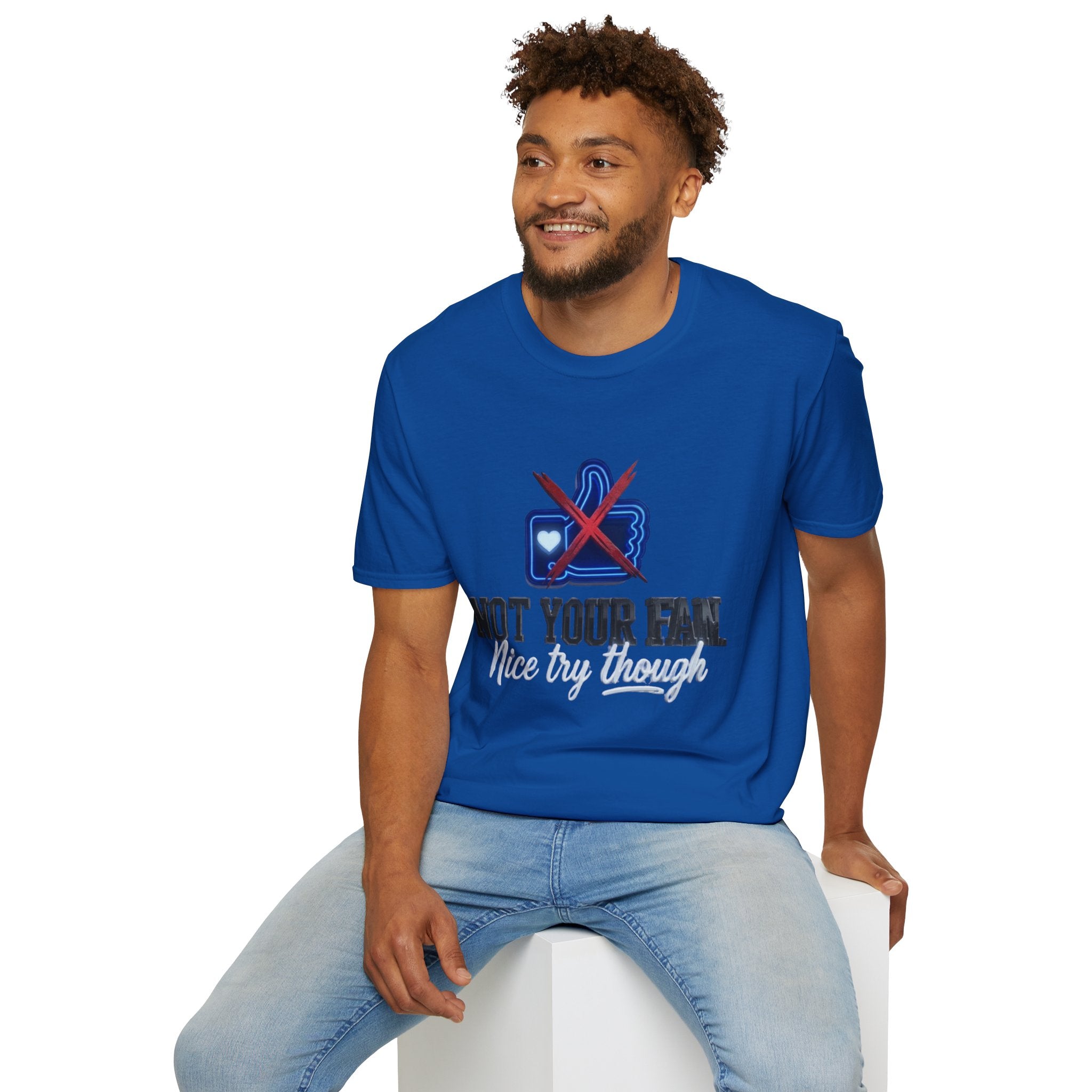 Not Your Fan T-Shirt | Anti-Social Thumbs Down Graphic Tee
