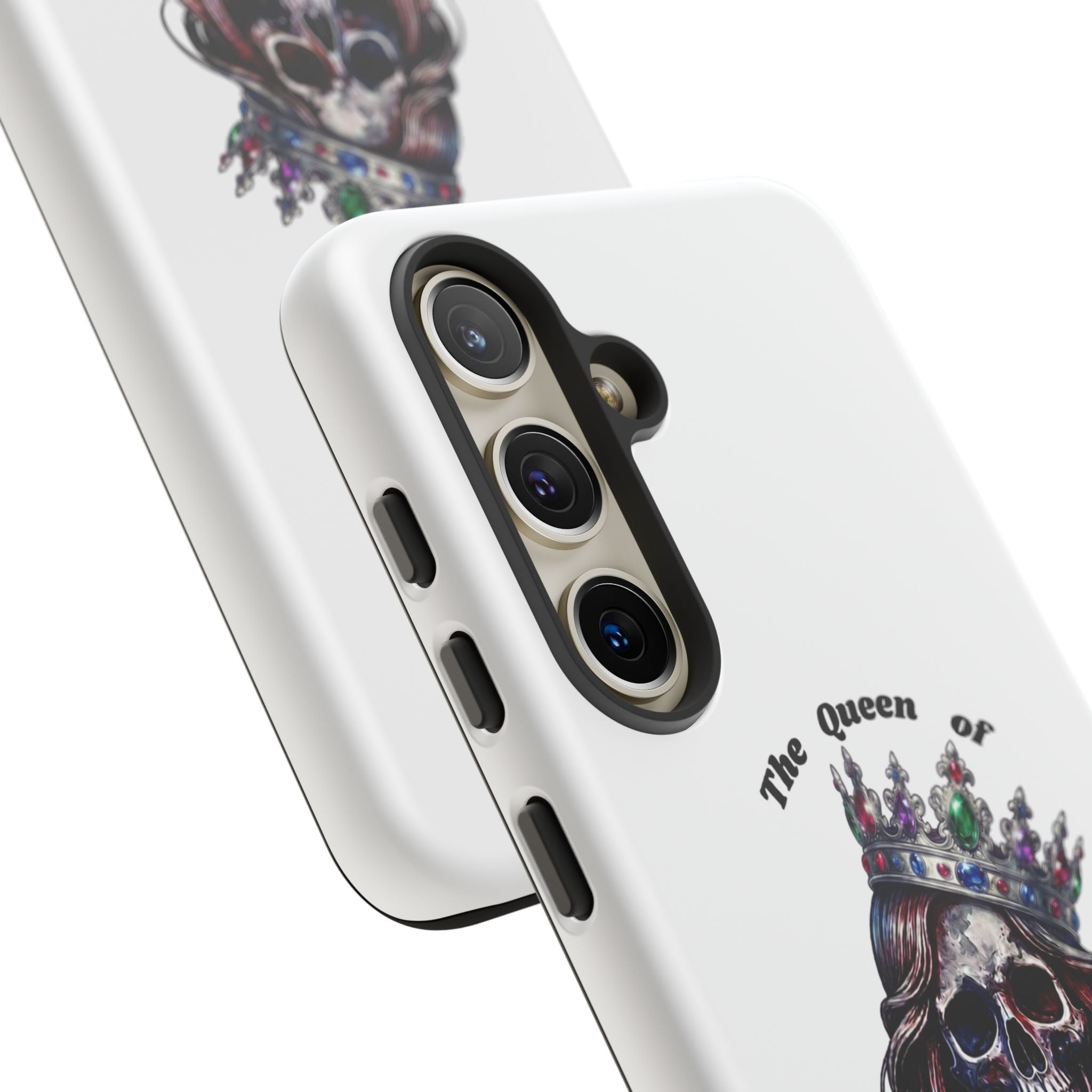 Skull Crown Phone Case — "The Queen of Effing Everything" Protective iPhone Cover