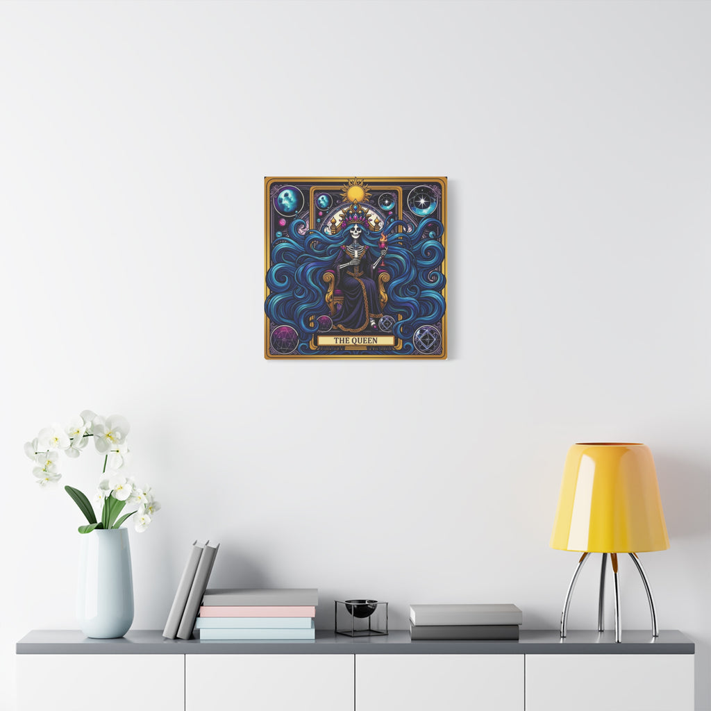 Tarot Queen Matte Canvas Print