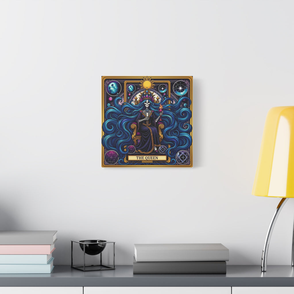 Tarot Queen Matte Canvas Print
