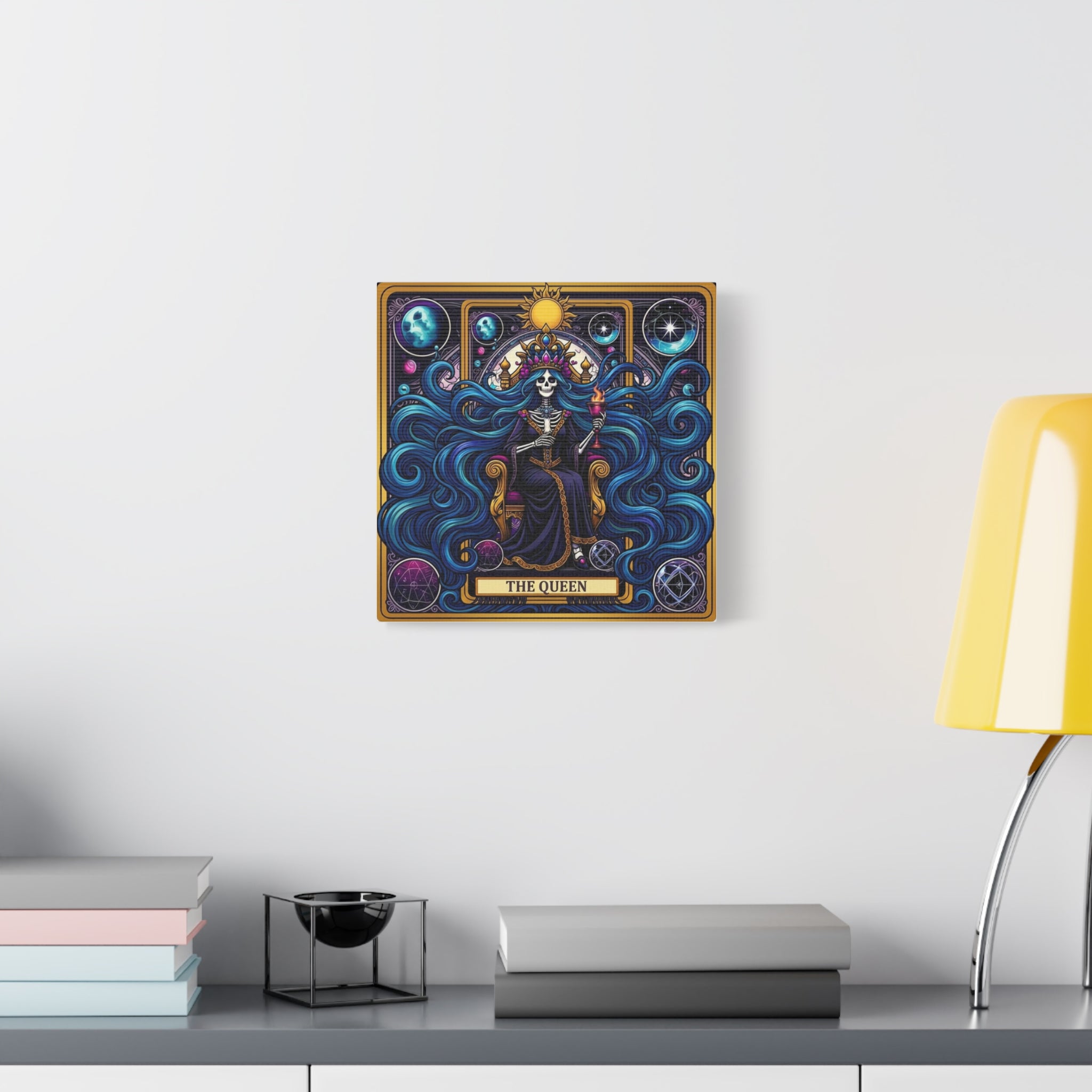 Tarot Queen Matte Canvas Print