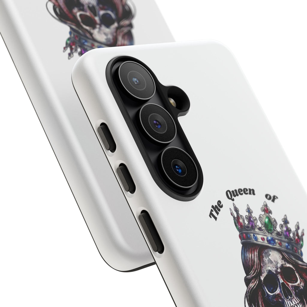 Skull Crown Phone Case — "The Queen of Effing Everything" Protective iPhone Cover