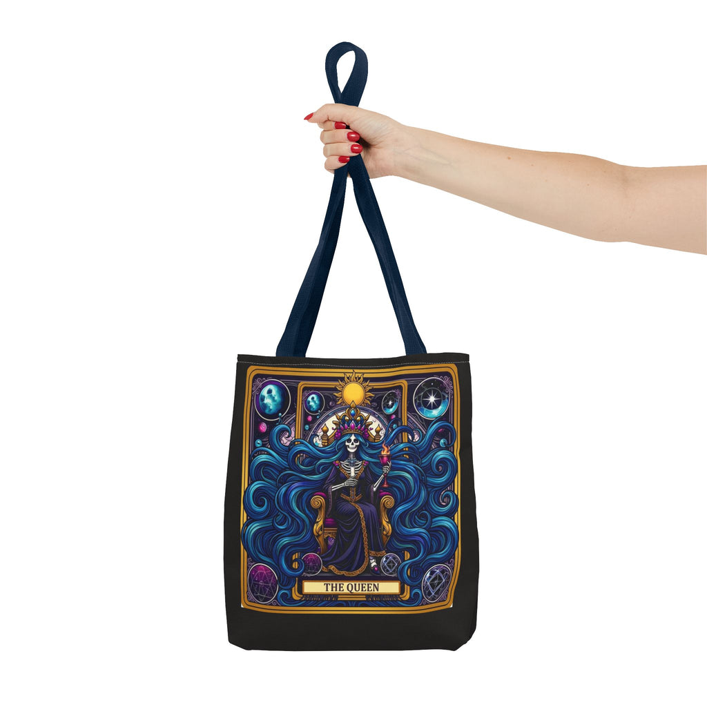 Tarot "The Queen" Tote Bag — Mystic Oracle Tarot Card Design