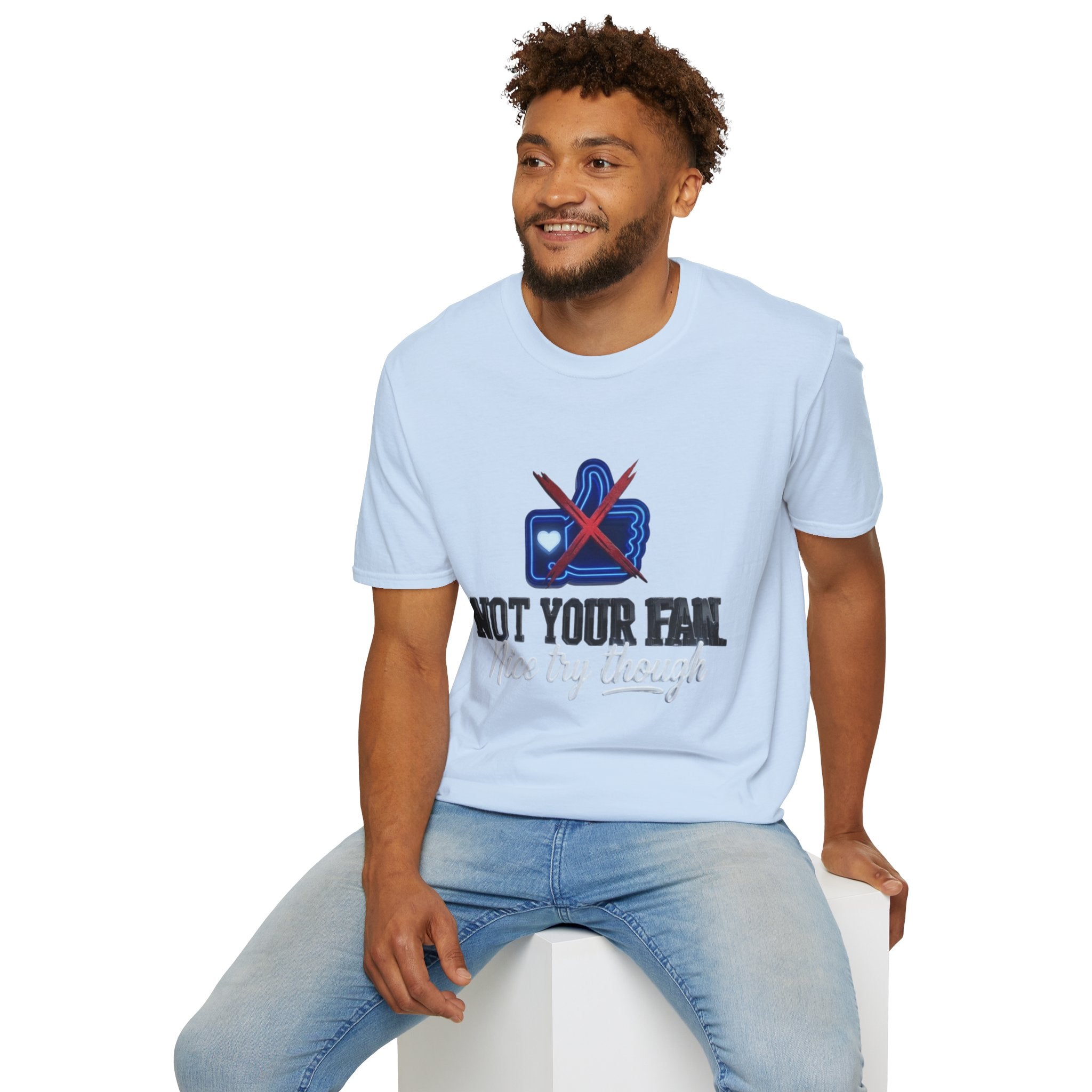 Not Your Fan T-Shirt | Anti-Social Thumbs Down Graphic Tee