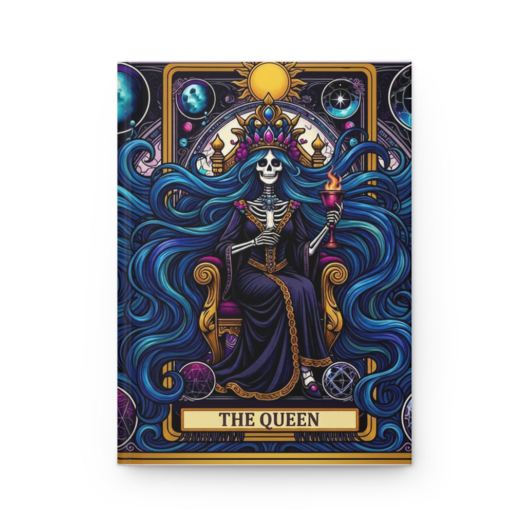 Tarot Queen Journal — Skeleton Queen Hardcover Notebook