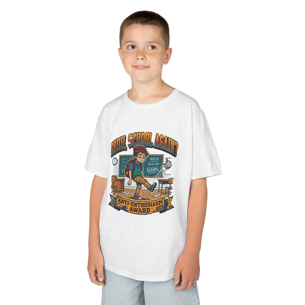 Kids Back to School 'Anti-Enthusiastic' T-Shirt — Sarcastic School Tee