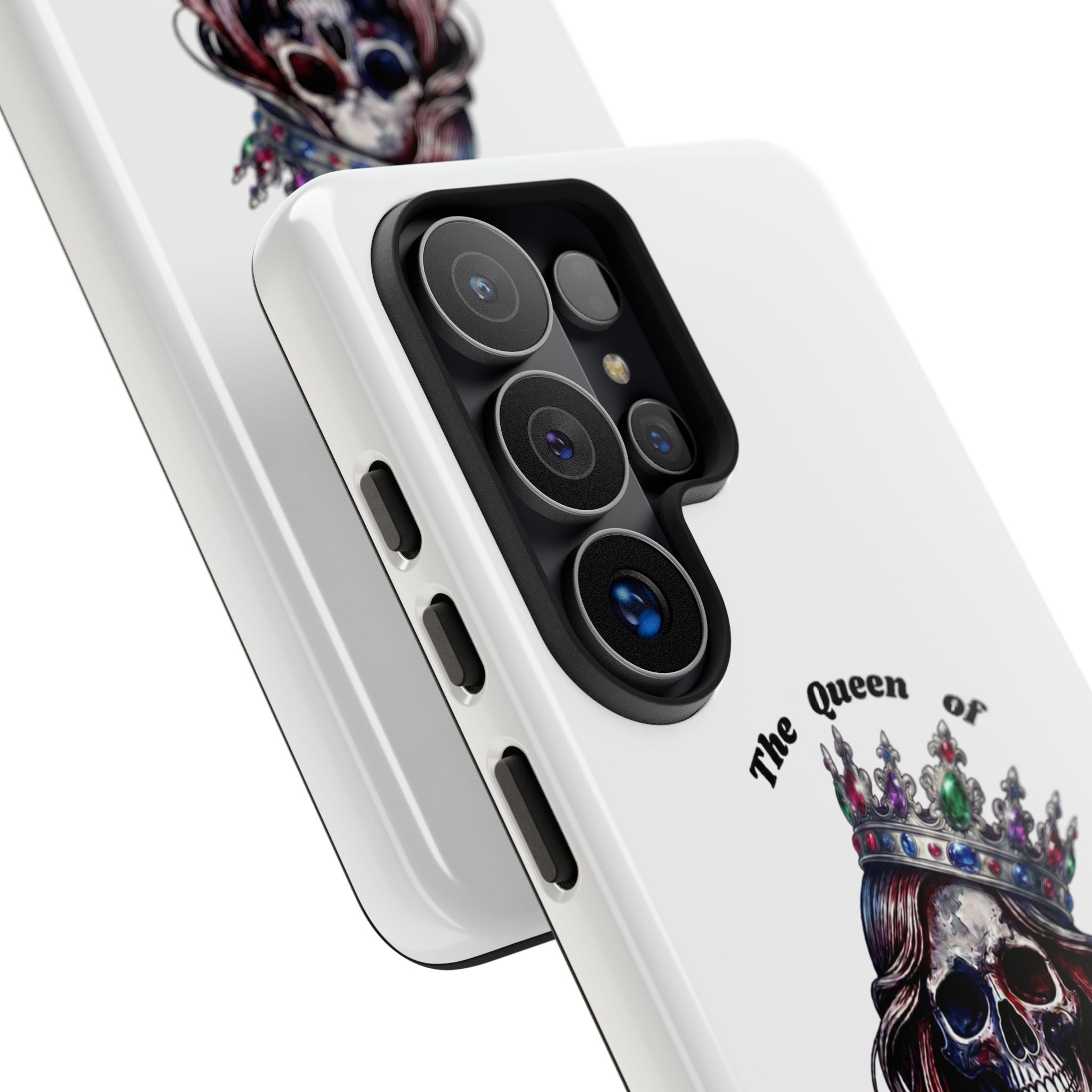 Skull Crown Phone Case — "The Queen of Effing Everything" Protective iPhone Cover