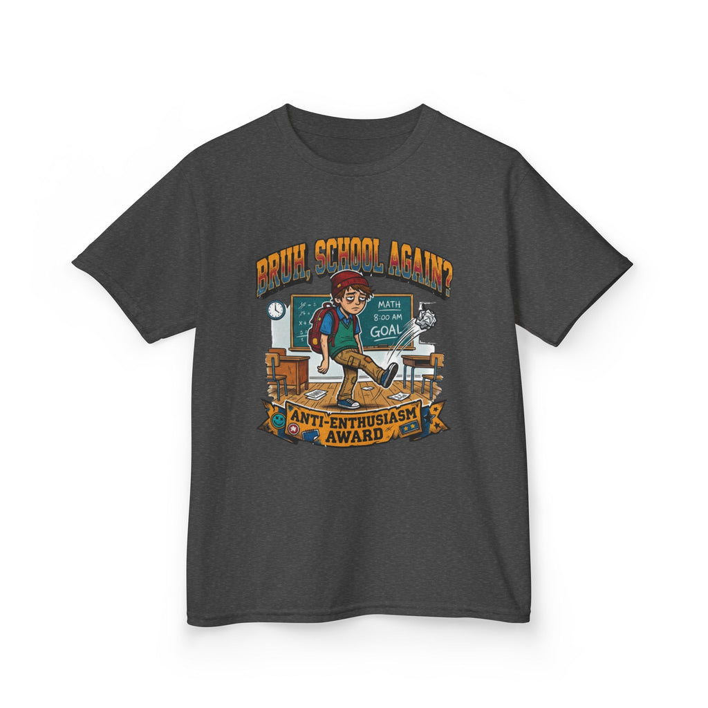 Kids Back to School 'Anti-Enthusiastic' T-Shirt — Sarcastic School Tee