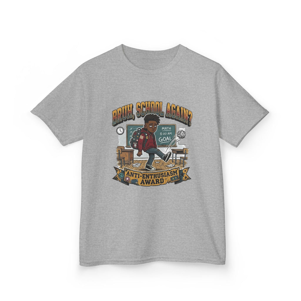 Kids Back to School 'Anti-Enthusiastic' T-Shirt — Sarcastic School Tee
