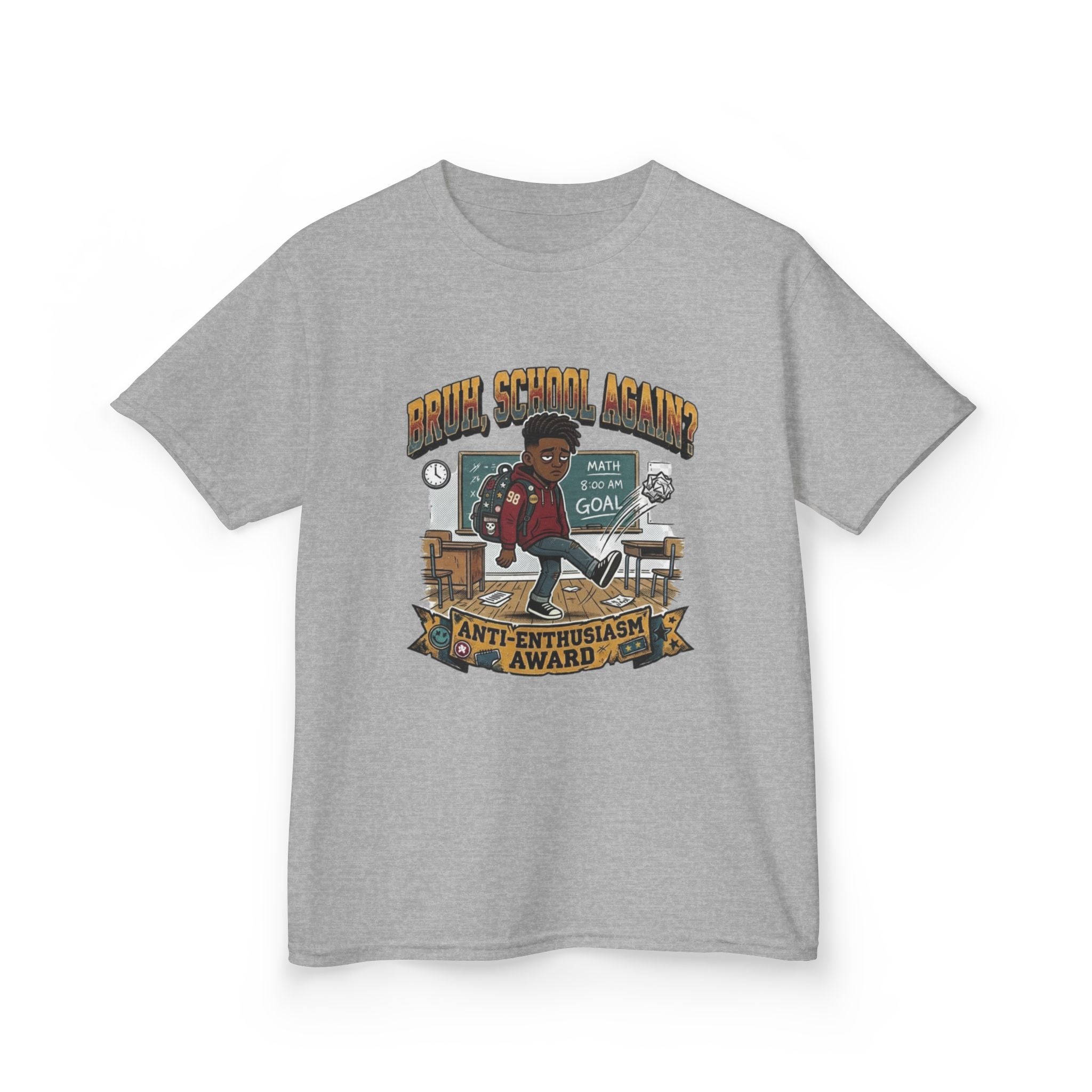 Kids Back to School 'Anti-Enthusiastic' T-Shirt — Sarcastic School Tee