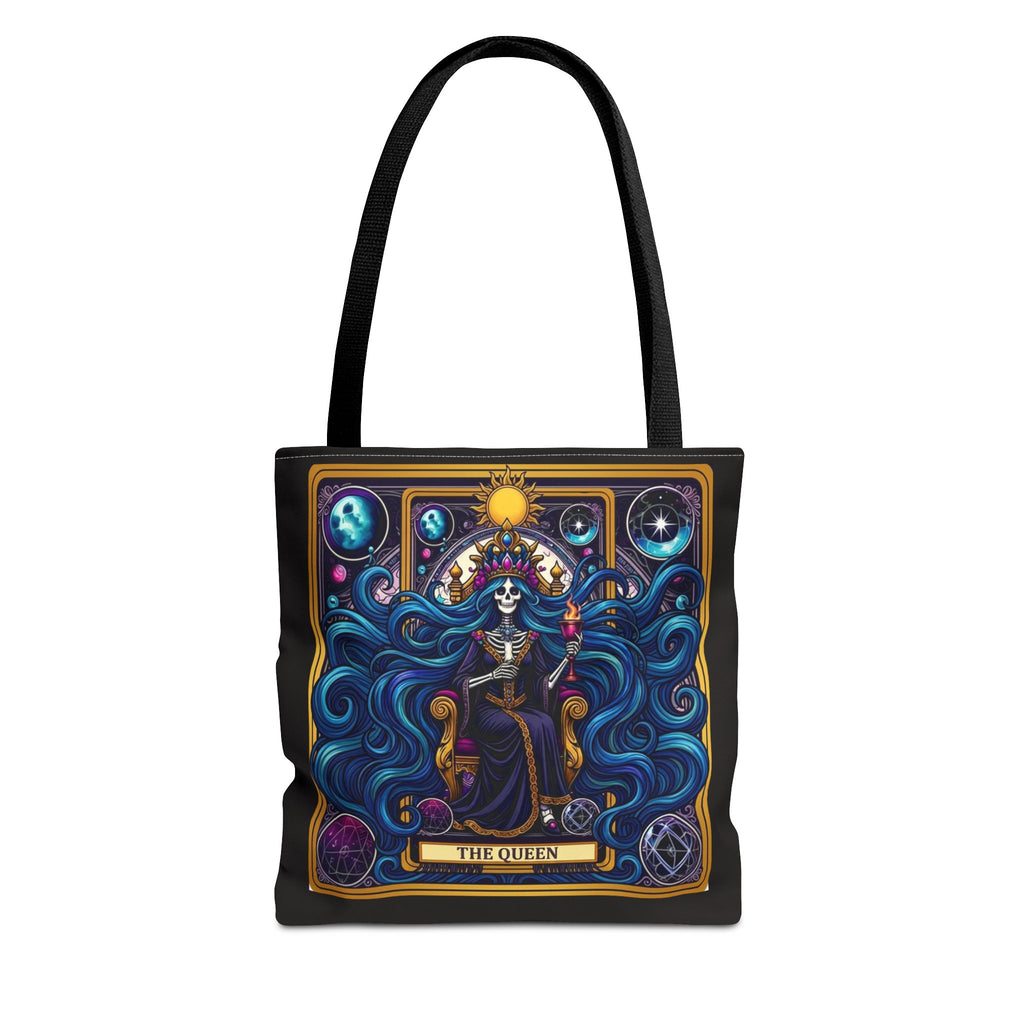 Tarot "The Queen" Tote Bag — Mystic Oracle Tarot Card Design