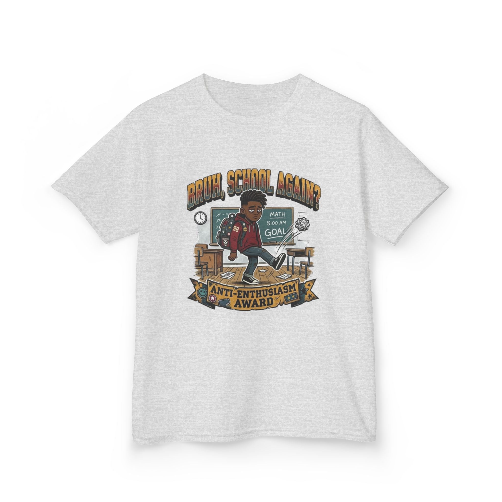 Kids Back to School 'Anti-Enthusiastic' T-Shirt — Sarcastic School Tee