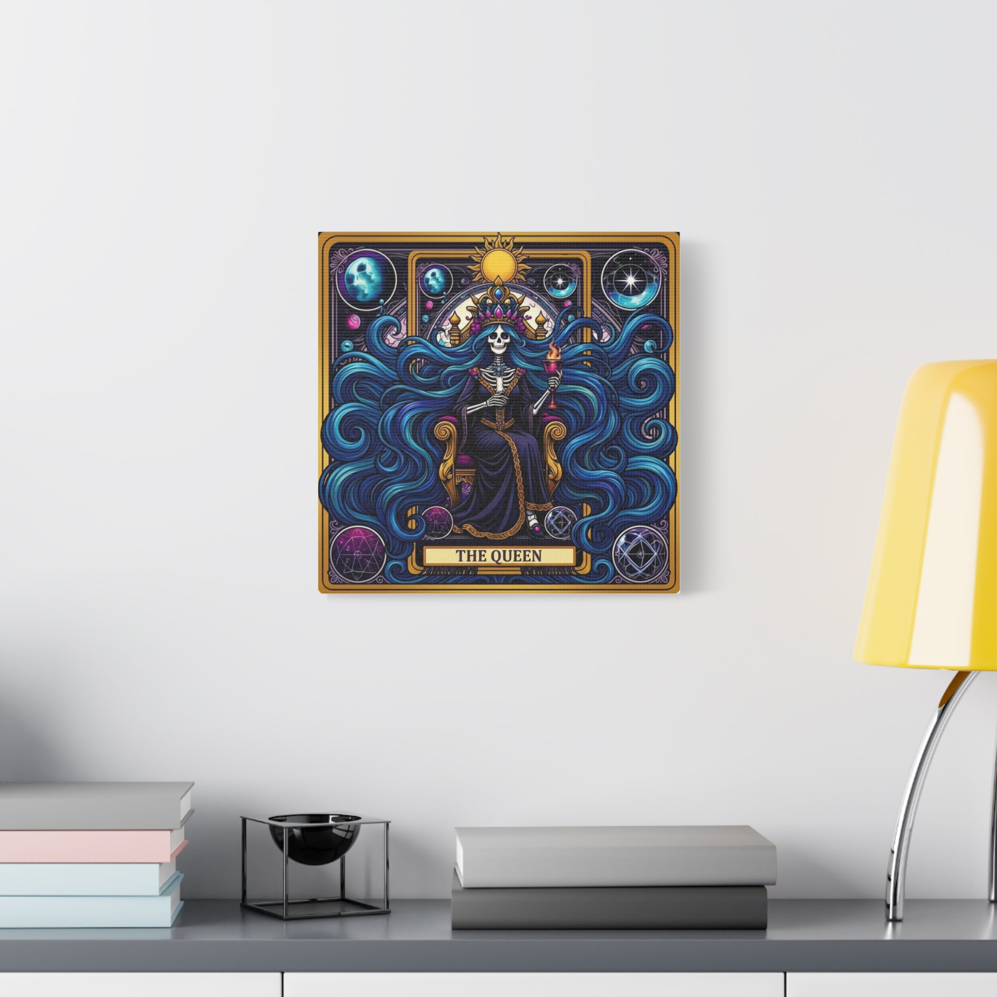 Tarot Queen Matte Canvas Print