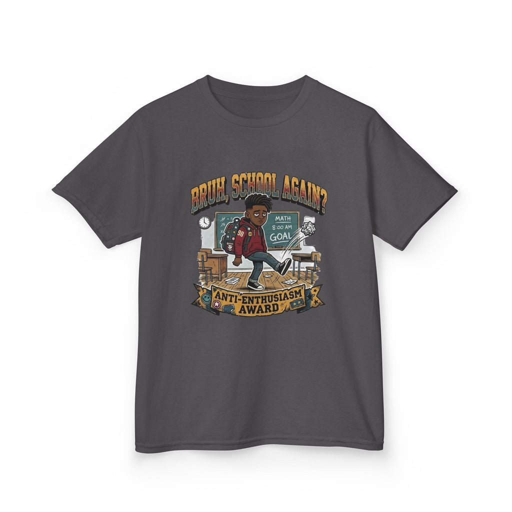 Kids Back to School 'Anti-Enthusiastic' T-Shirt — Sarcastic School Tee