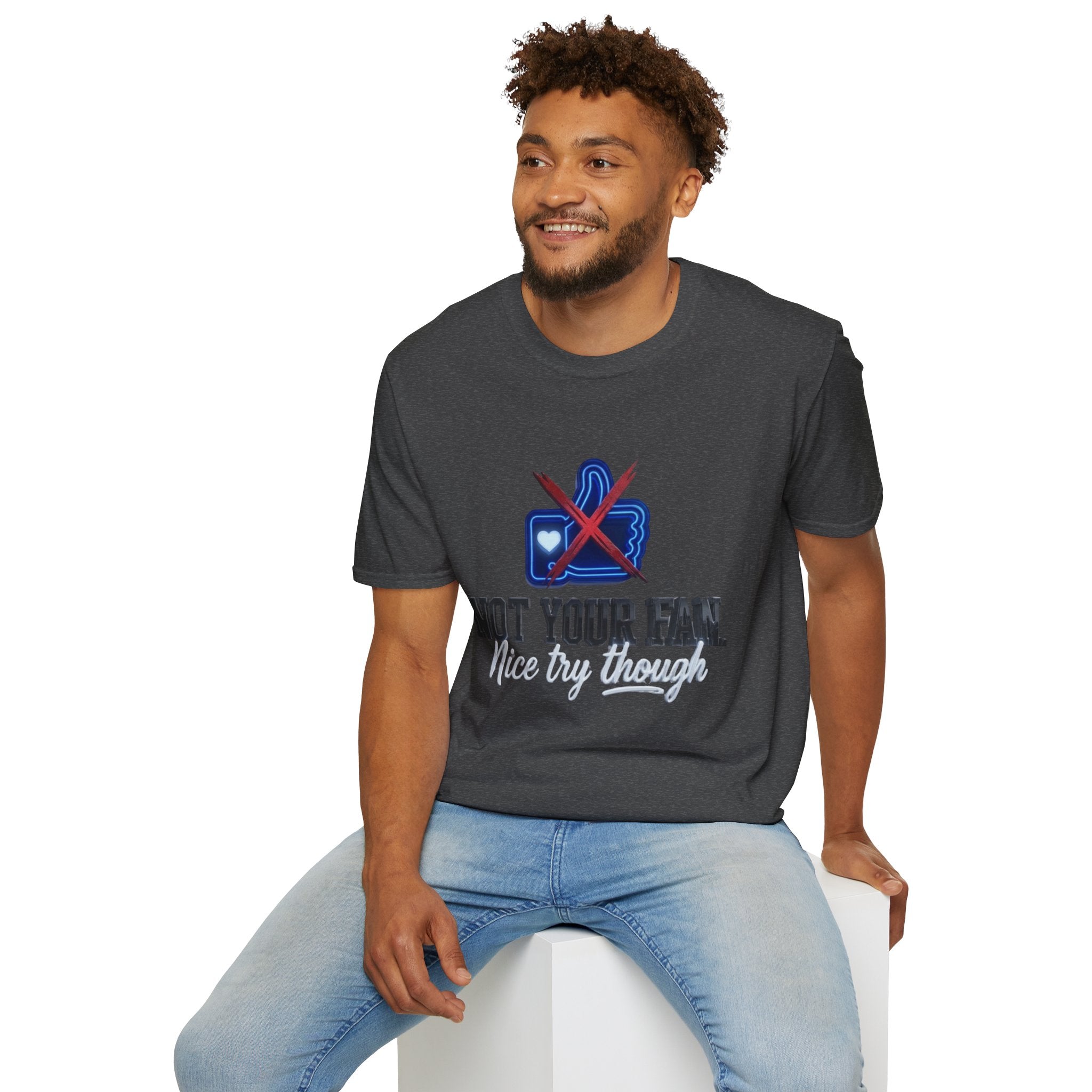 Not Your Fan T-Shirt | Anti-Social Thumbs Down Graphic Tee