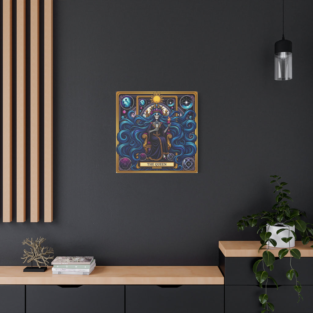 Tarot Queen Matte Canvas Print