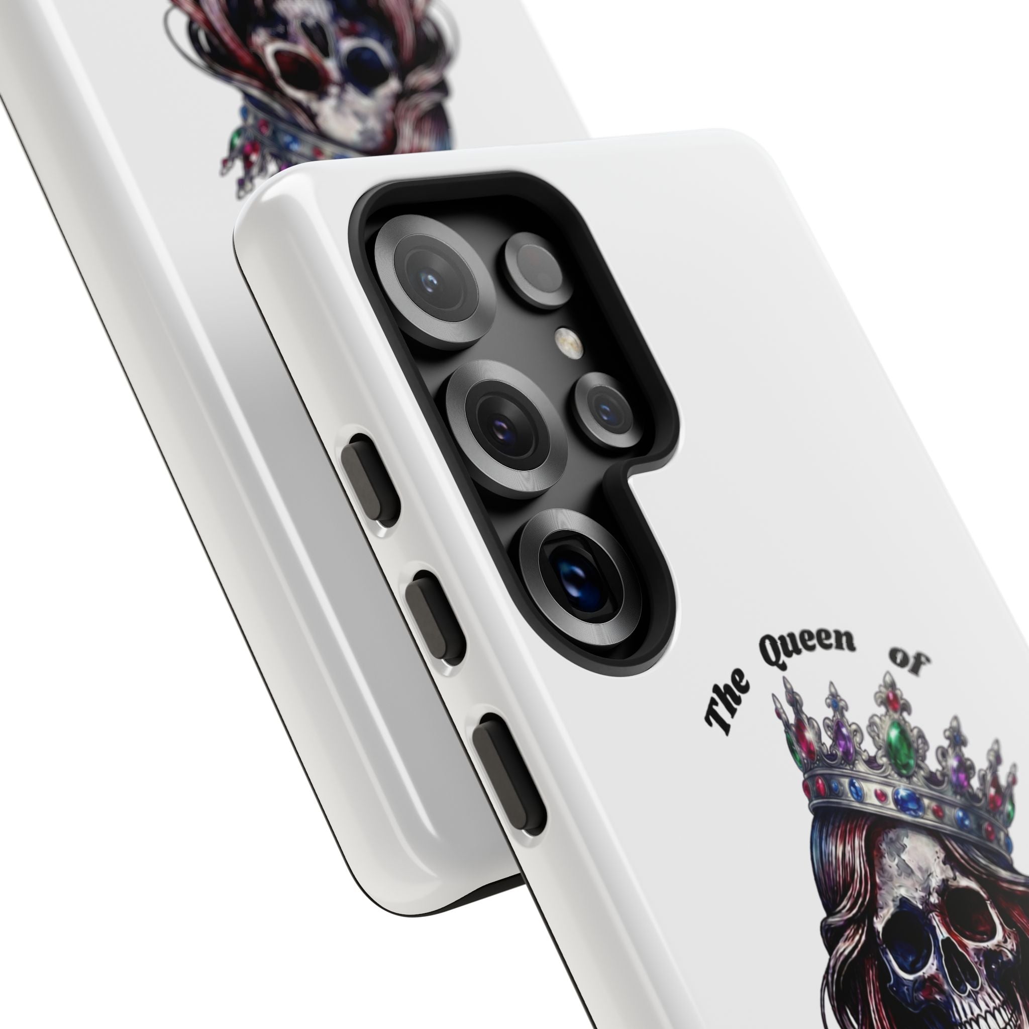 Skull Crown Phone Case — "The Queen of Effing Everything" Protective iPhone Cover