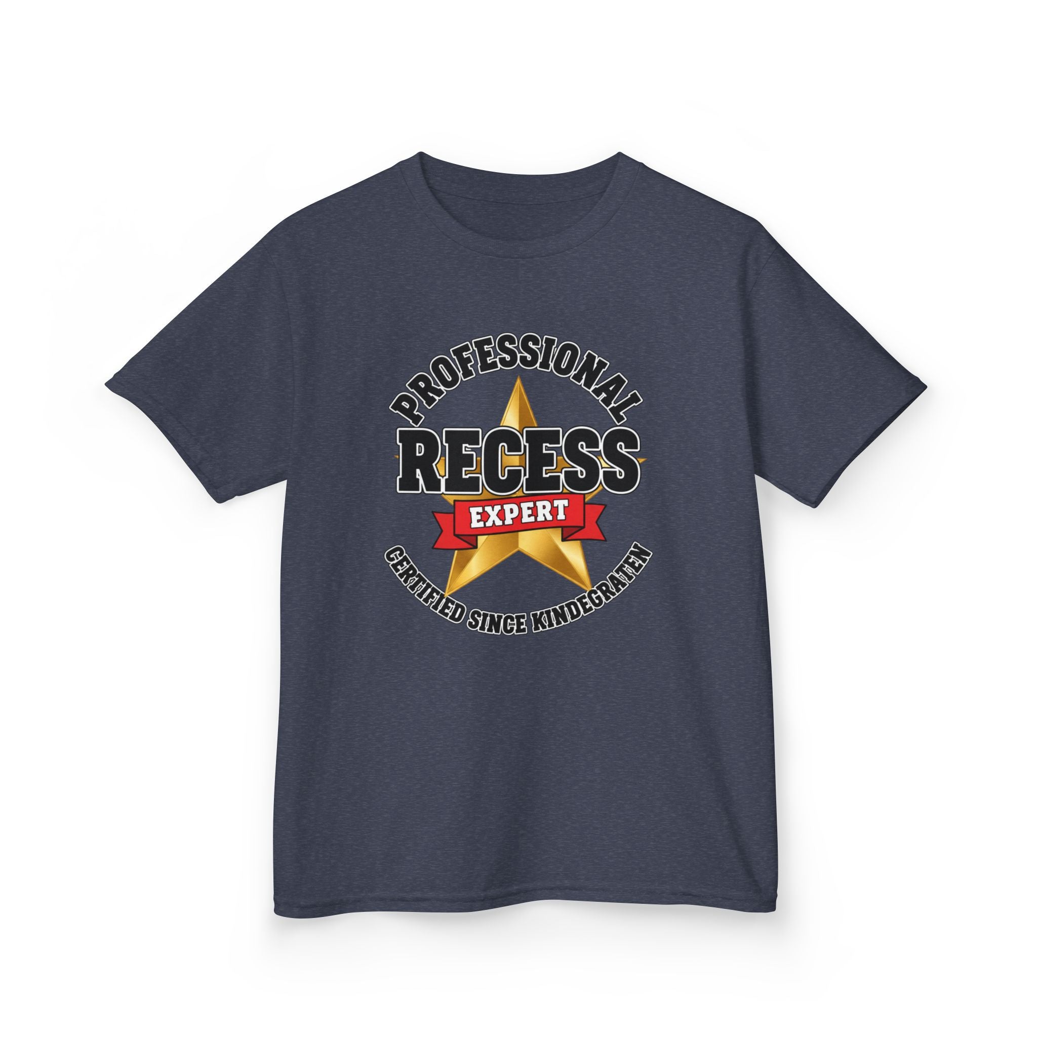 Professional Recess Expert — Certified Since Kindergarten Kids Graphic Tee | 100% Cotton