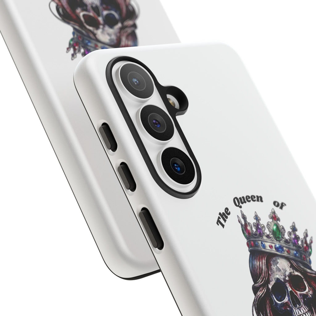 Skull Crown Phone Case — "The Queen of Effing Everything" Protective iPhone Cover