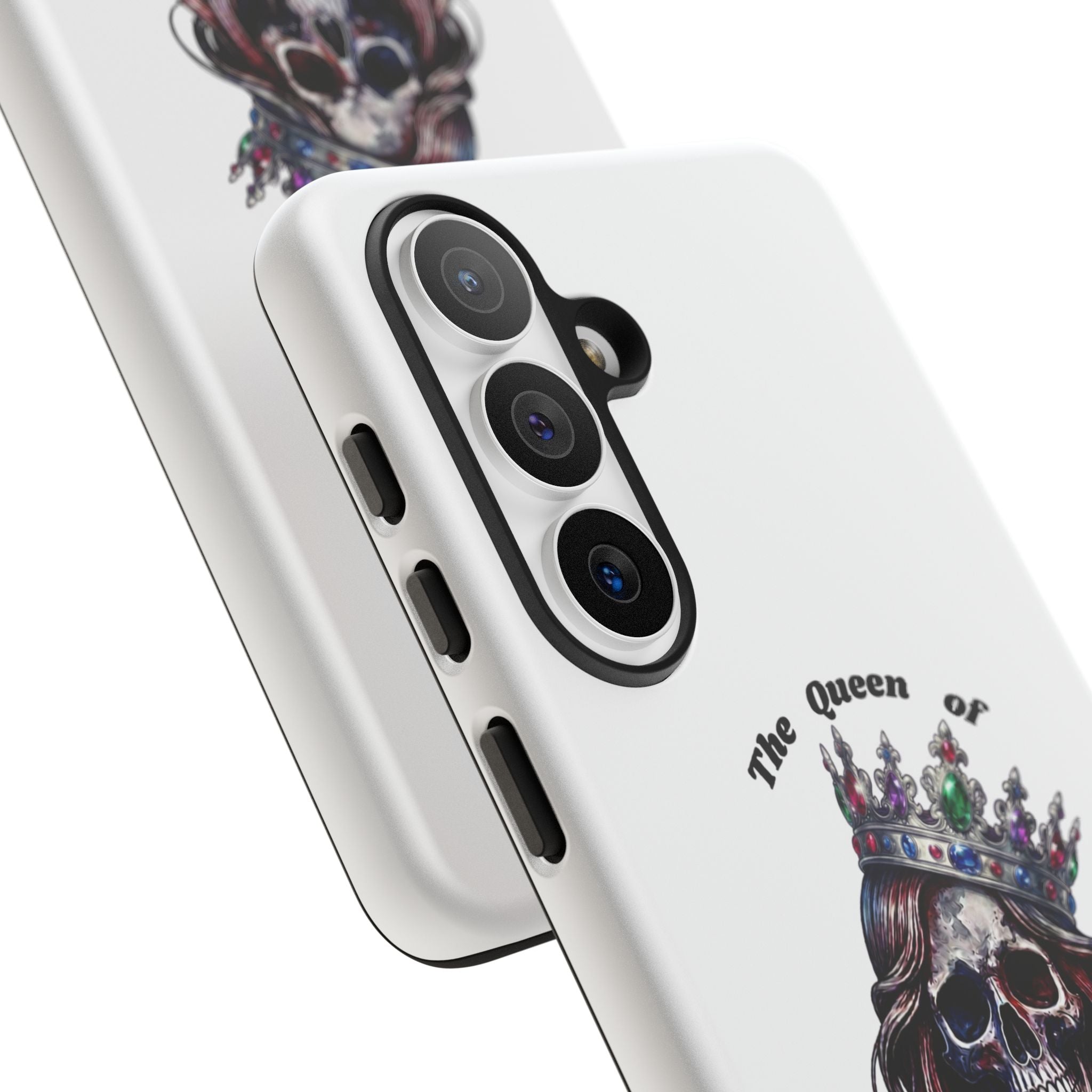 Skull Crown Phone Case — "The Queen of Effing Everything" Protective iPhone Cover