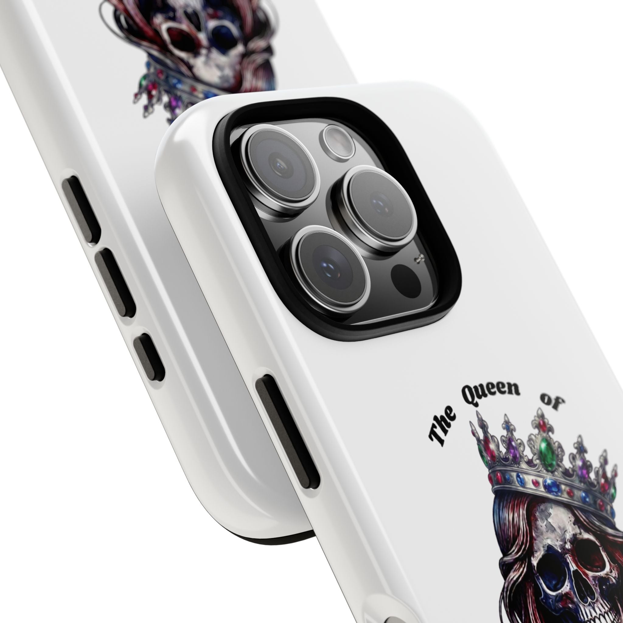 Skull Crown Phone Case — "The Queen of Effing Everything" Protective iPhone Cover