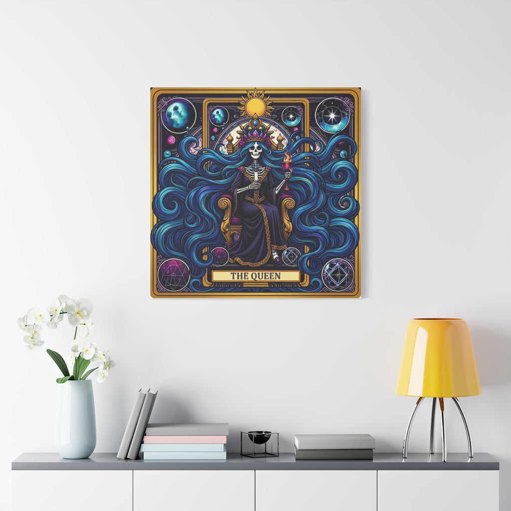 Tarot Queen Matte Canvas Print