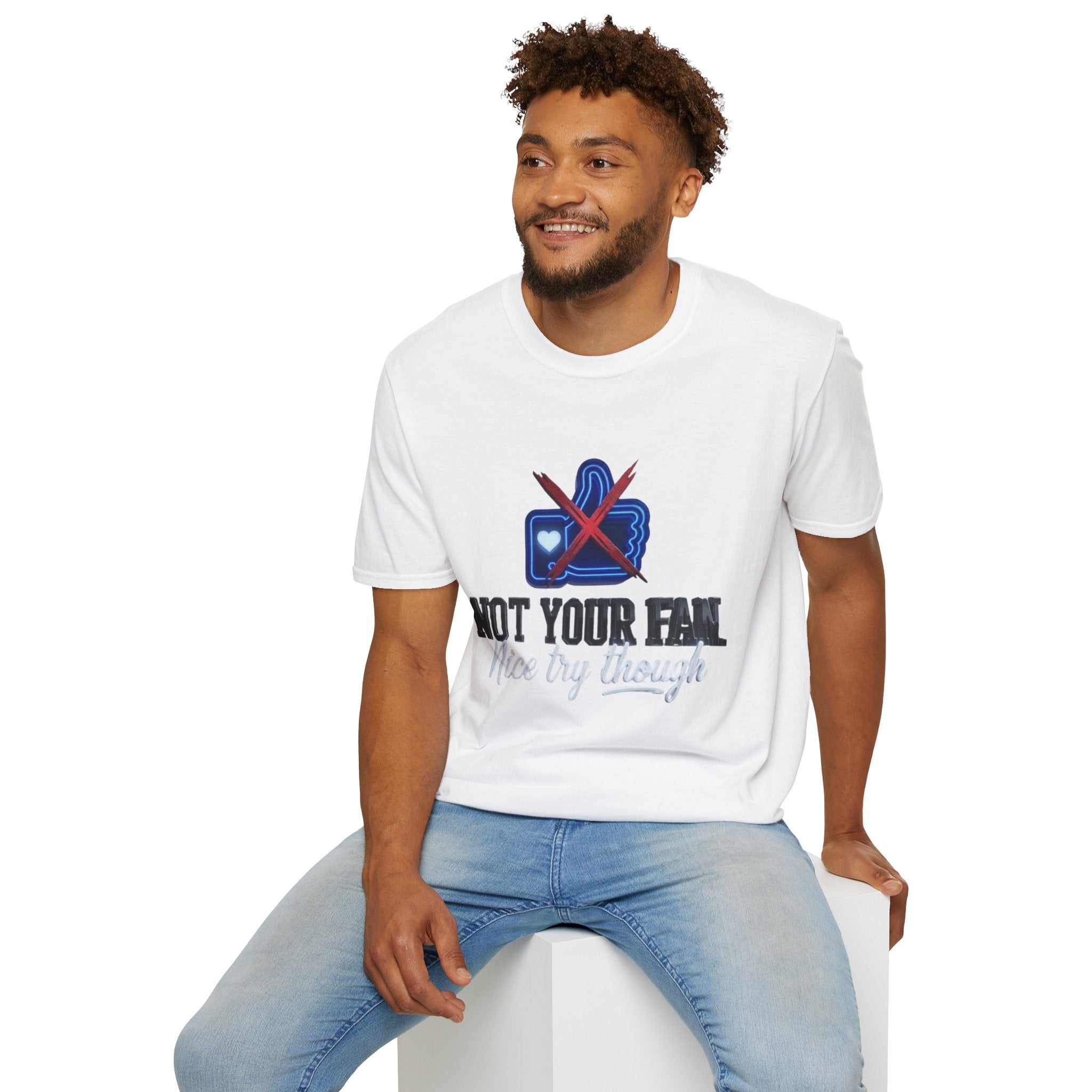 Not Your Fan T-Shirt | Anti-Social Thumbs Down Graphic Tee