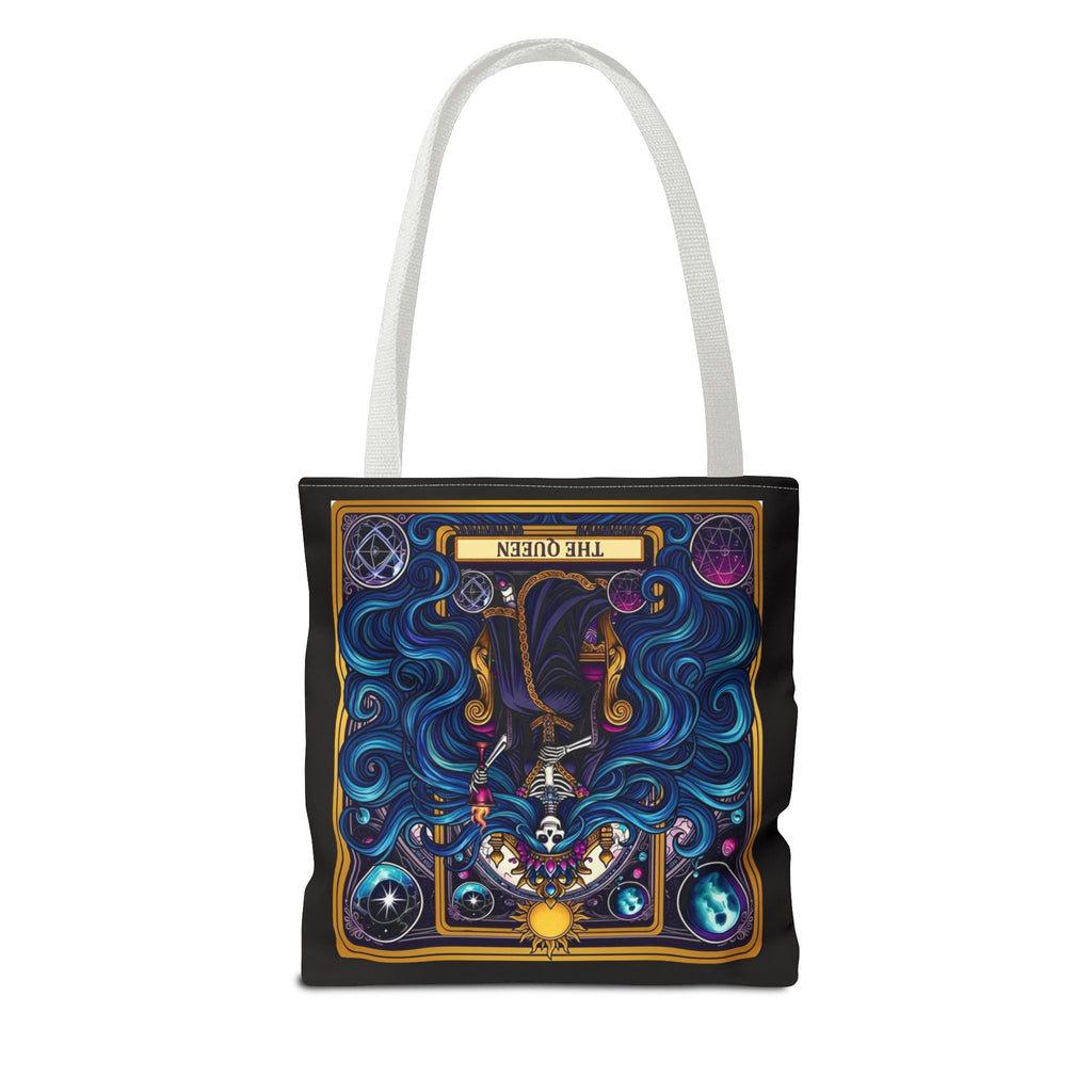 Tarot "The Queen" Tote Bag — Mystic Oracle Tarot Card Design