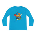 Here For The Snacks | Kids Long Sleeve Tee | Funny Back-to-School Graphic Shirt