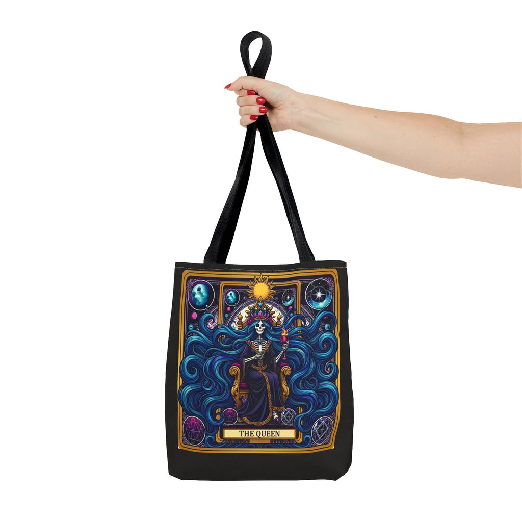 Tarot "The Queen" Tote Bag — Mystic Oracle Tarot Card Design