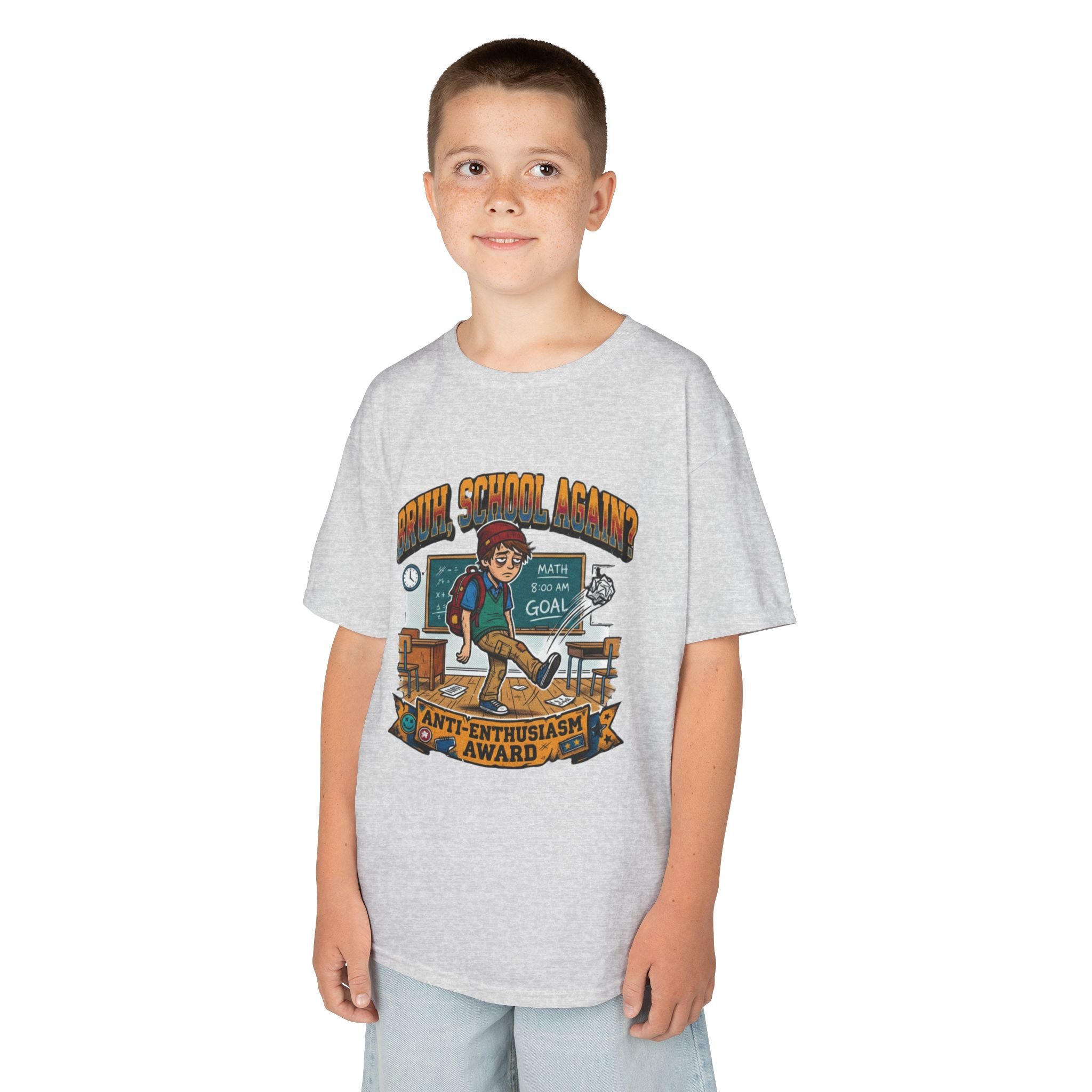 Kids Back to School 'Anti-Enthusiastic' T-Shirt — Sarcastic School Tee