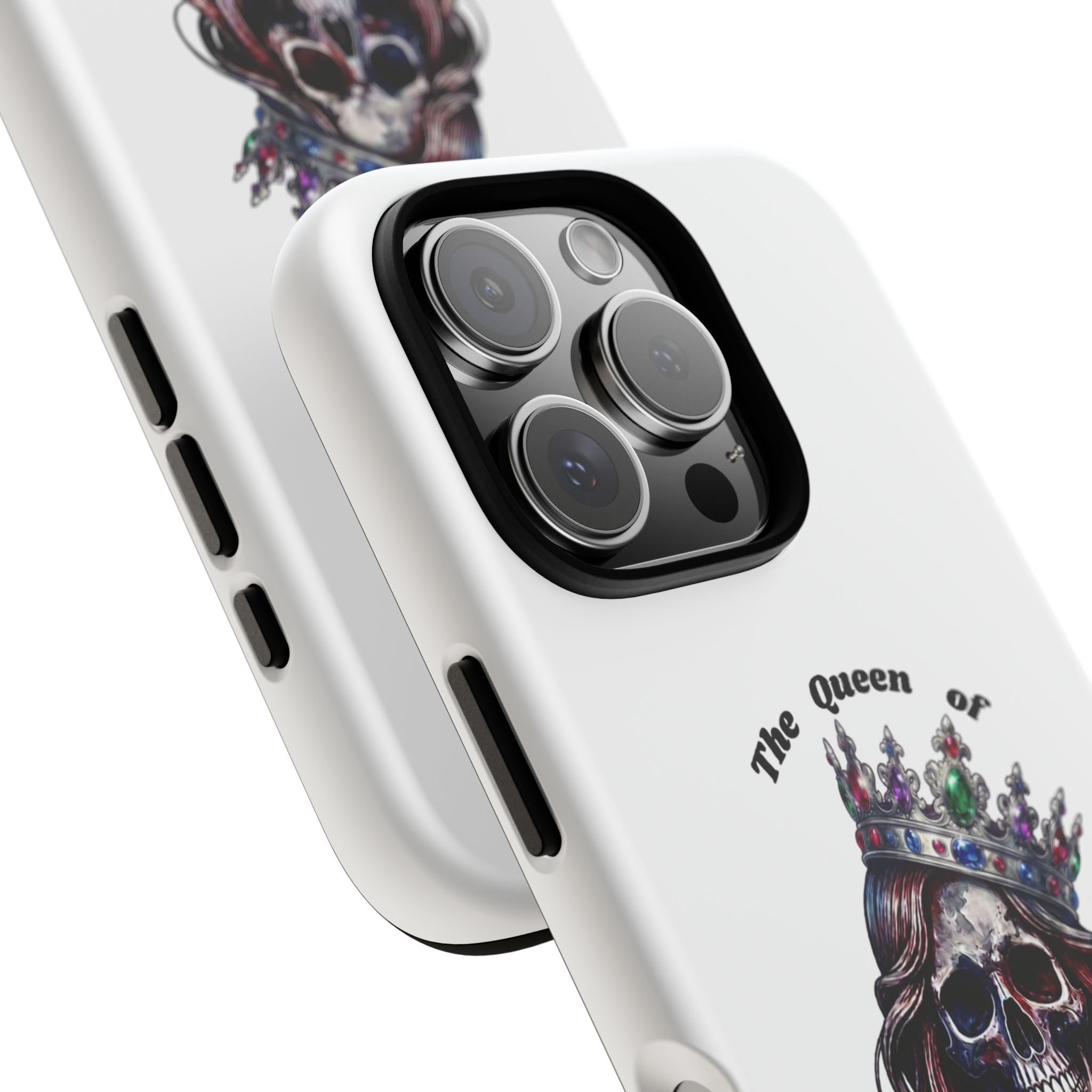 Skull Crown Phone Case — "The Queen of Effing Everything" Protective iPhone Cover