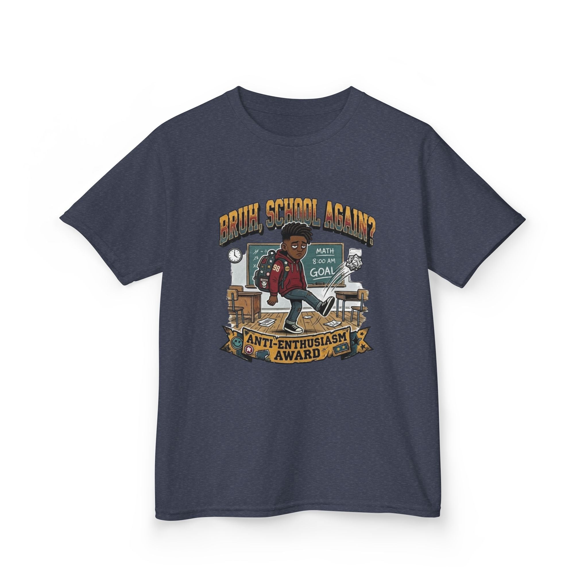 Kids Back to School 'Anti-Enthusiastic' T-Shirt — Sarcastic School Tee