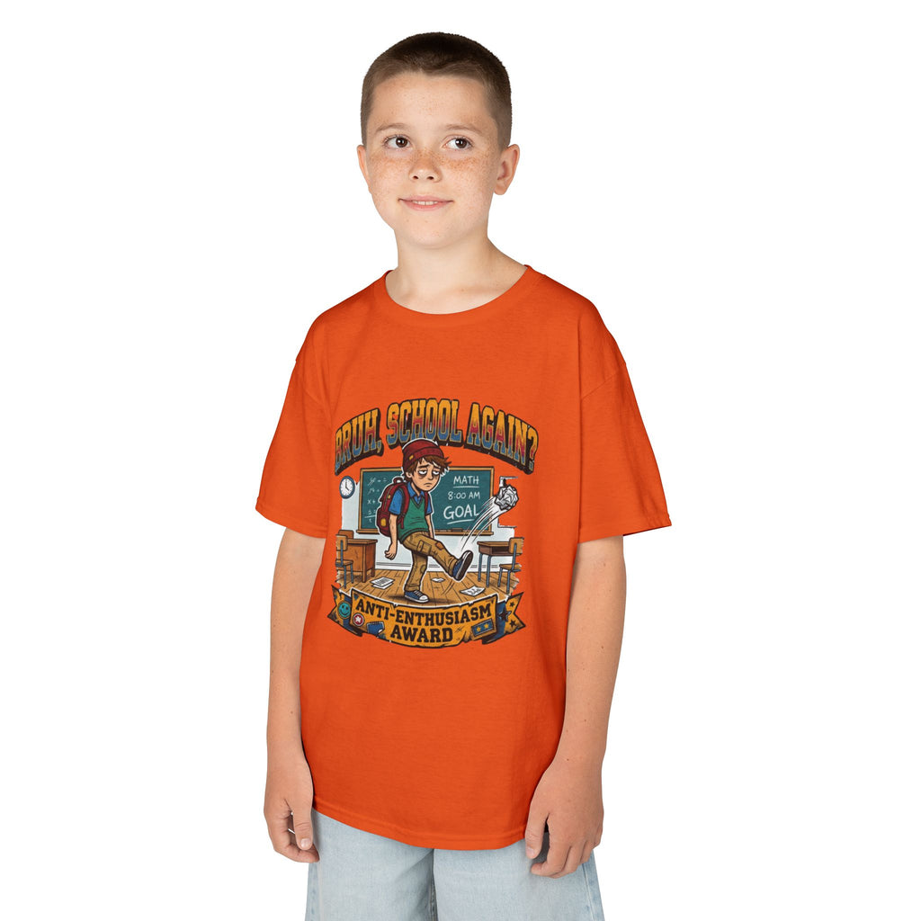 Kids Back to School 'Anti-Enthusiastic' T-Shirt — Sarcastic School Tee