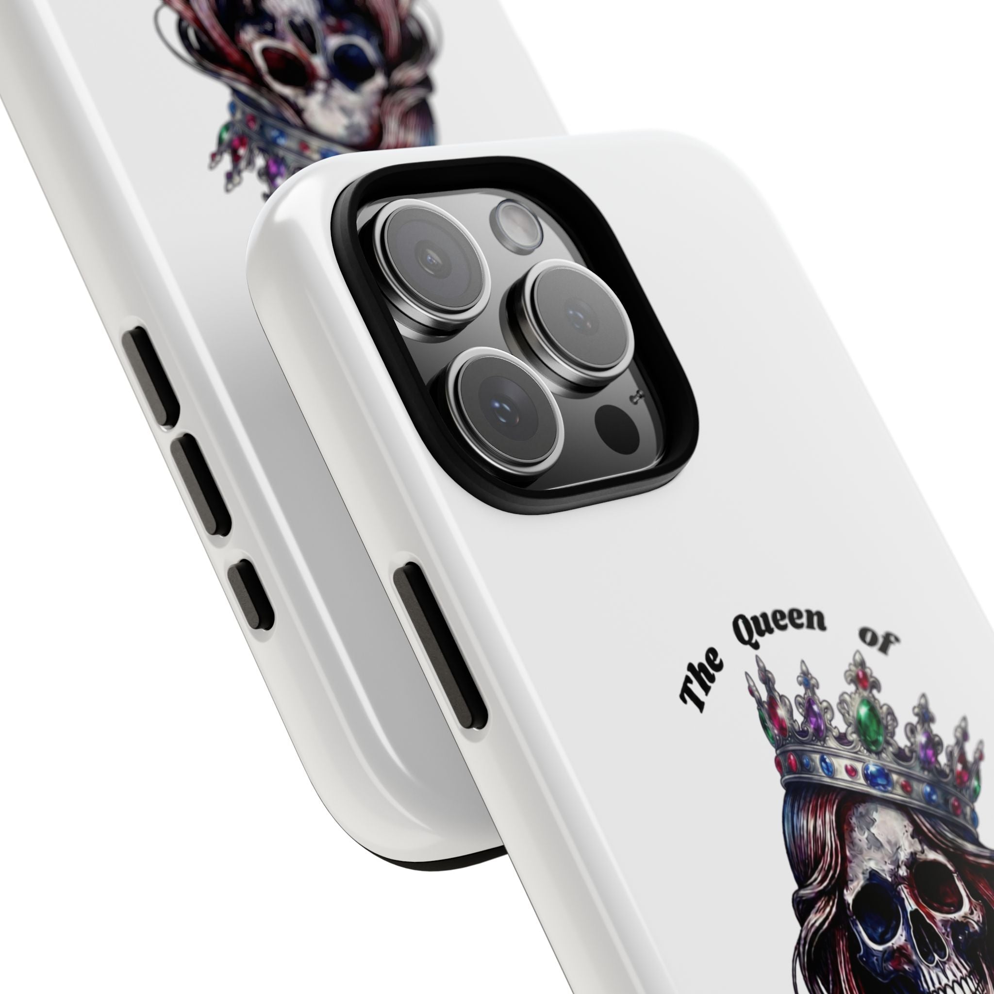 Skull Crown Phone Case — "The Queen of Effing Everything" Protective iPhone Cover