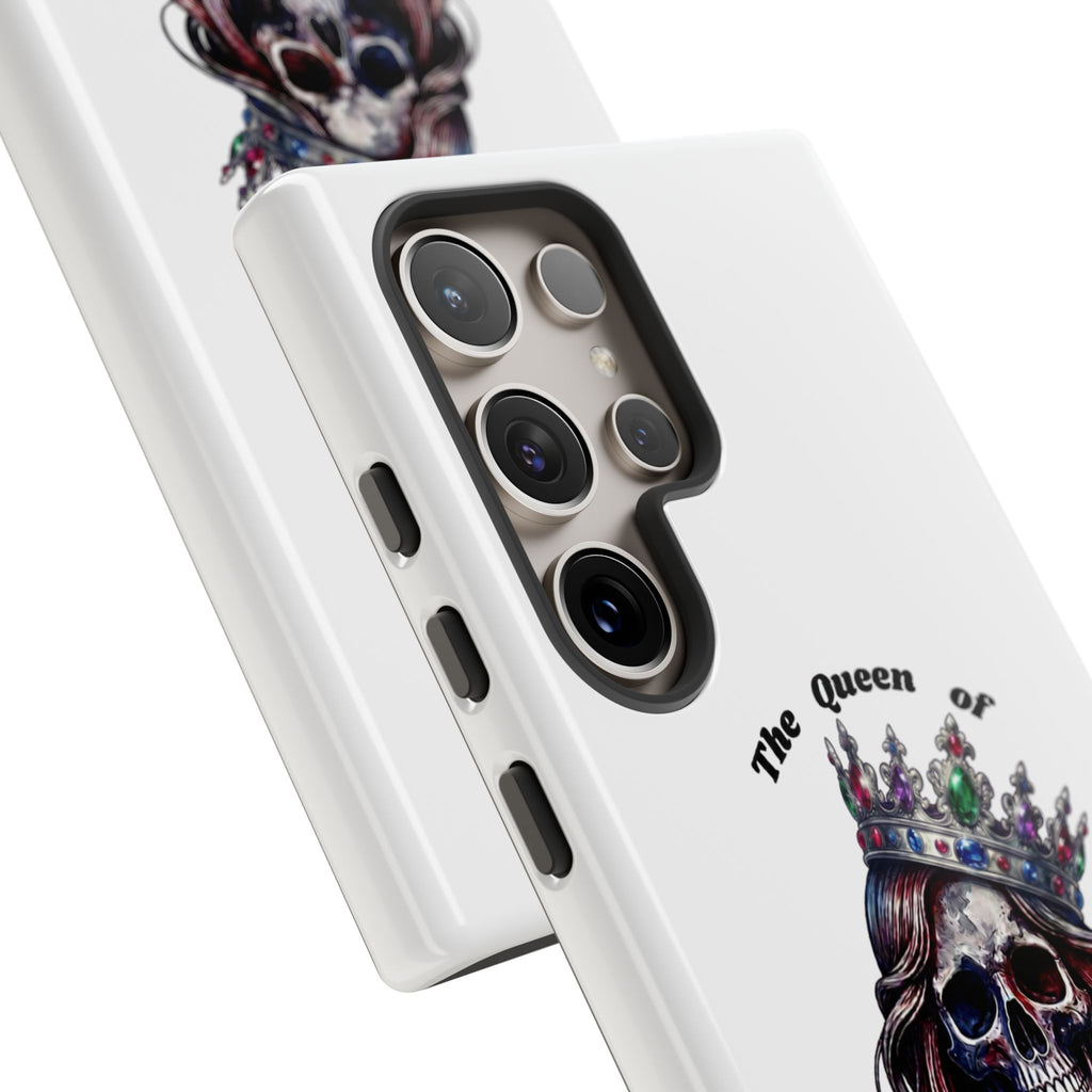 Skull Crown Phone Case — "The Queen of Effing Everything" Protective iPhone Cover