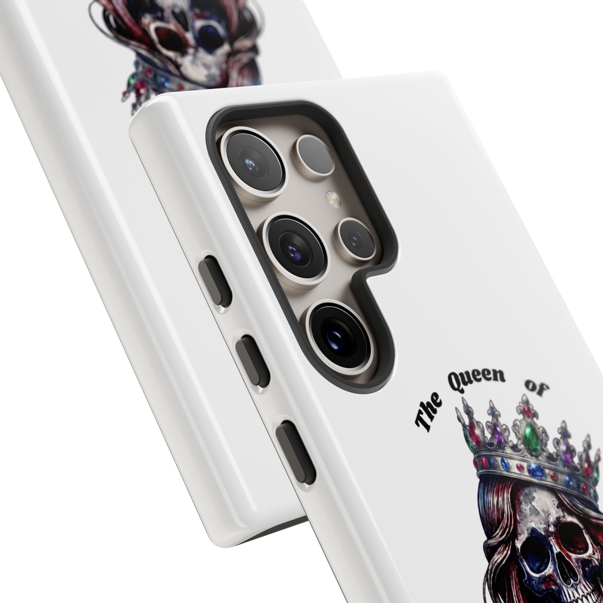 Skull Crown Phone Case — "The Queen of Effing Everything" Protective iPhone Cover