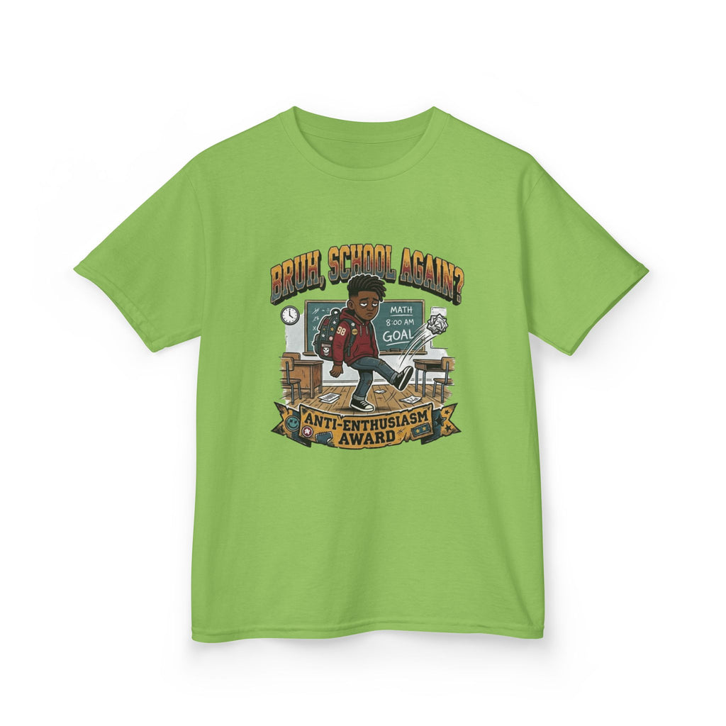 Kids Back to School 'Anti-Enthusiastic' T-Shirt — Sarcastic School Tee