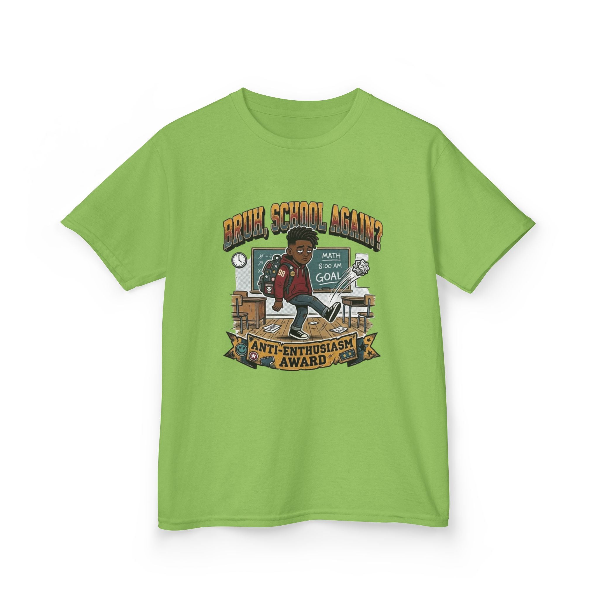 Kids Back to School 'Anti-Enthusiastic' T-Shirt — Sarcastic School Tee