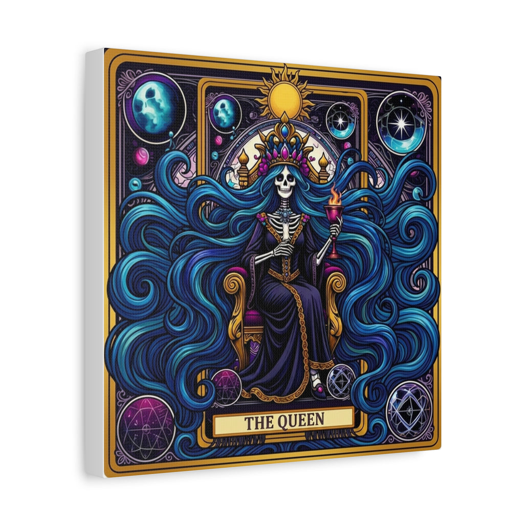 Tarot Queen Matte Canvas Print