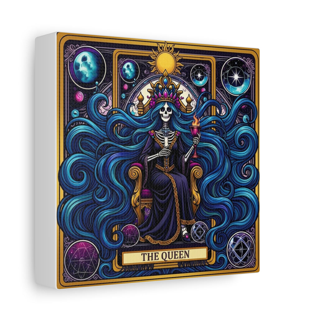 Tarot Queen Matte Canvas Print