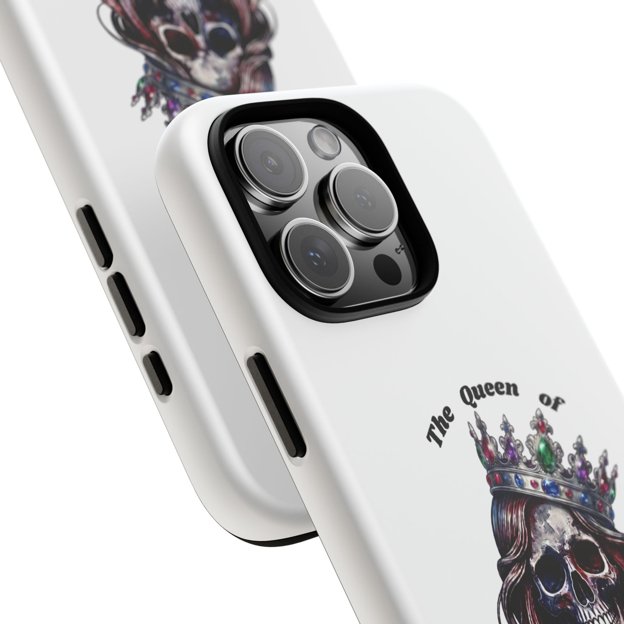 Skull Crown Phone Case — "The Queen of Effing Everything" Protective iPhone Cover