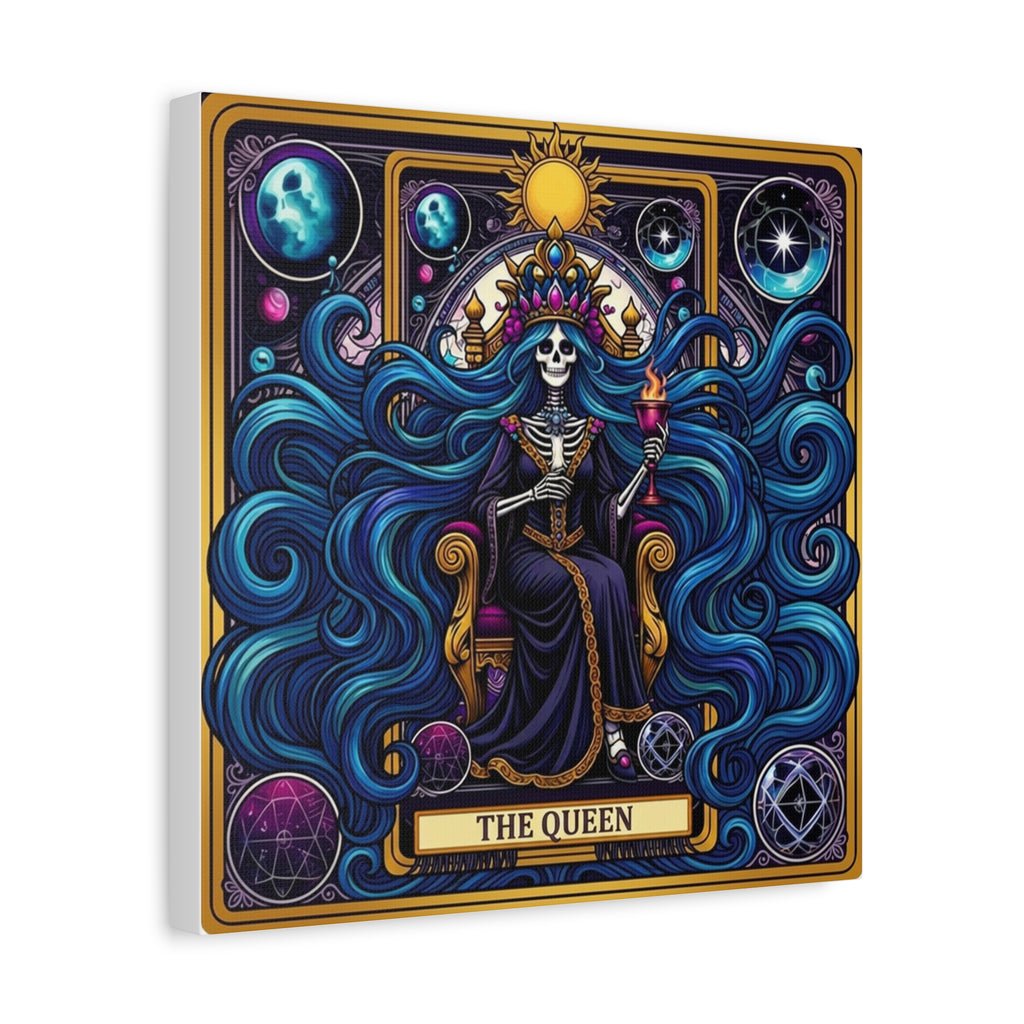 Tarot Queen Matte Canvas Print