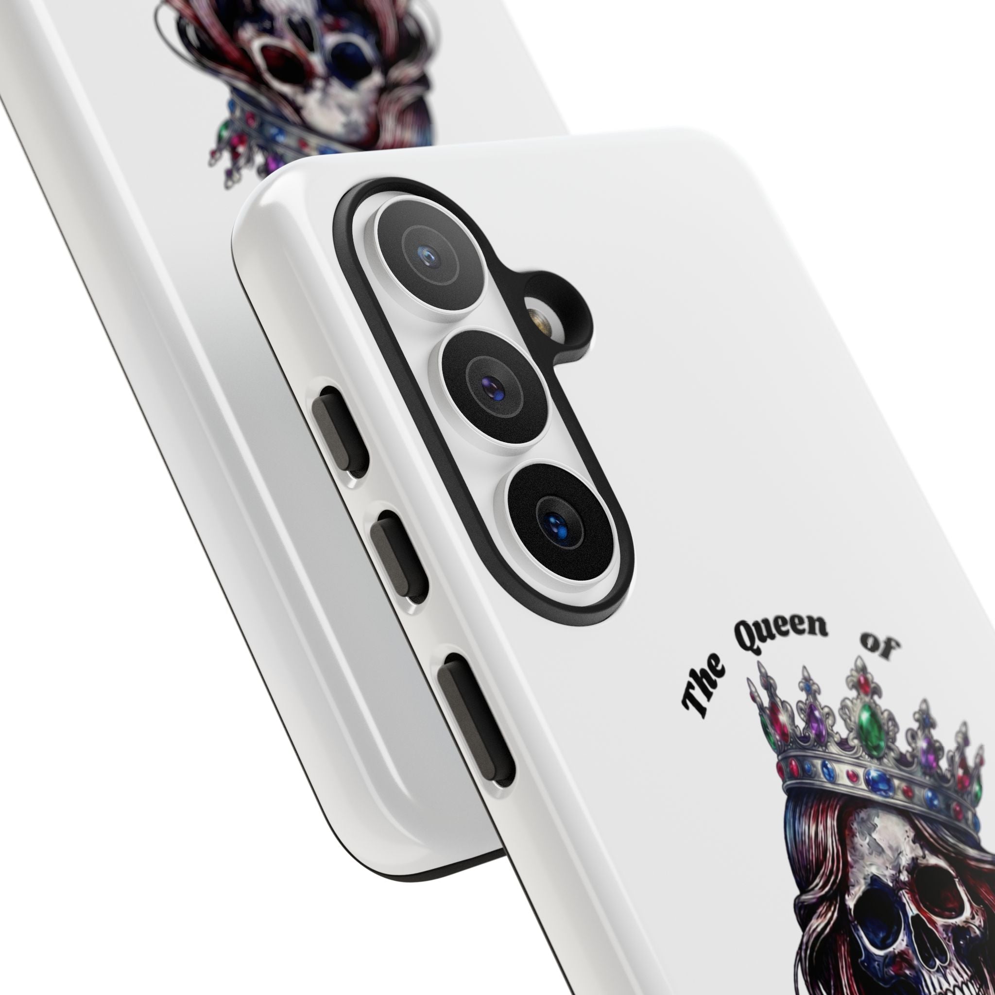 Skull Crown Phone Case — "The Queen of Effing Everything" Protective iPhone Cover