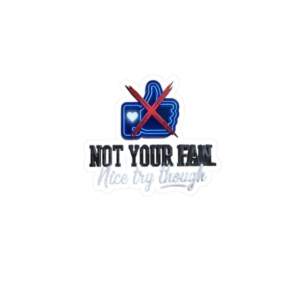 Funny Dark Humor Thumbs Down Decals | Kiss-Cut Vinyl Sticker